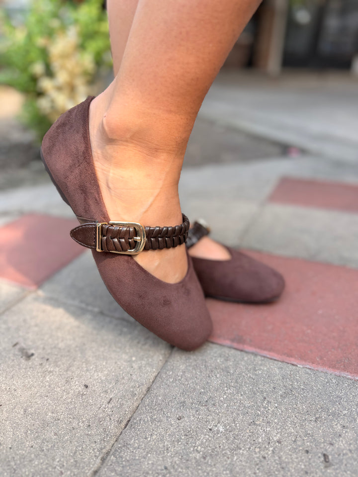Murina Ballet Flat- Brown