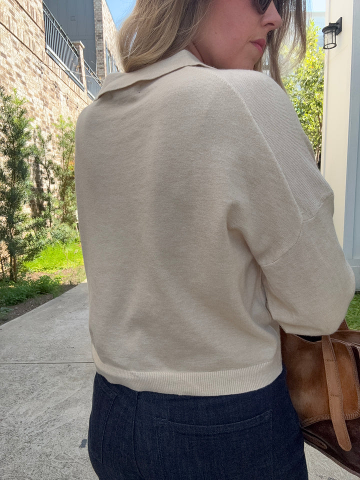 Pink Floyd Knit Polo Sweater