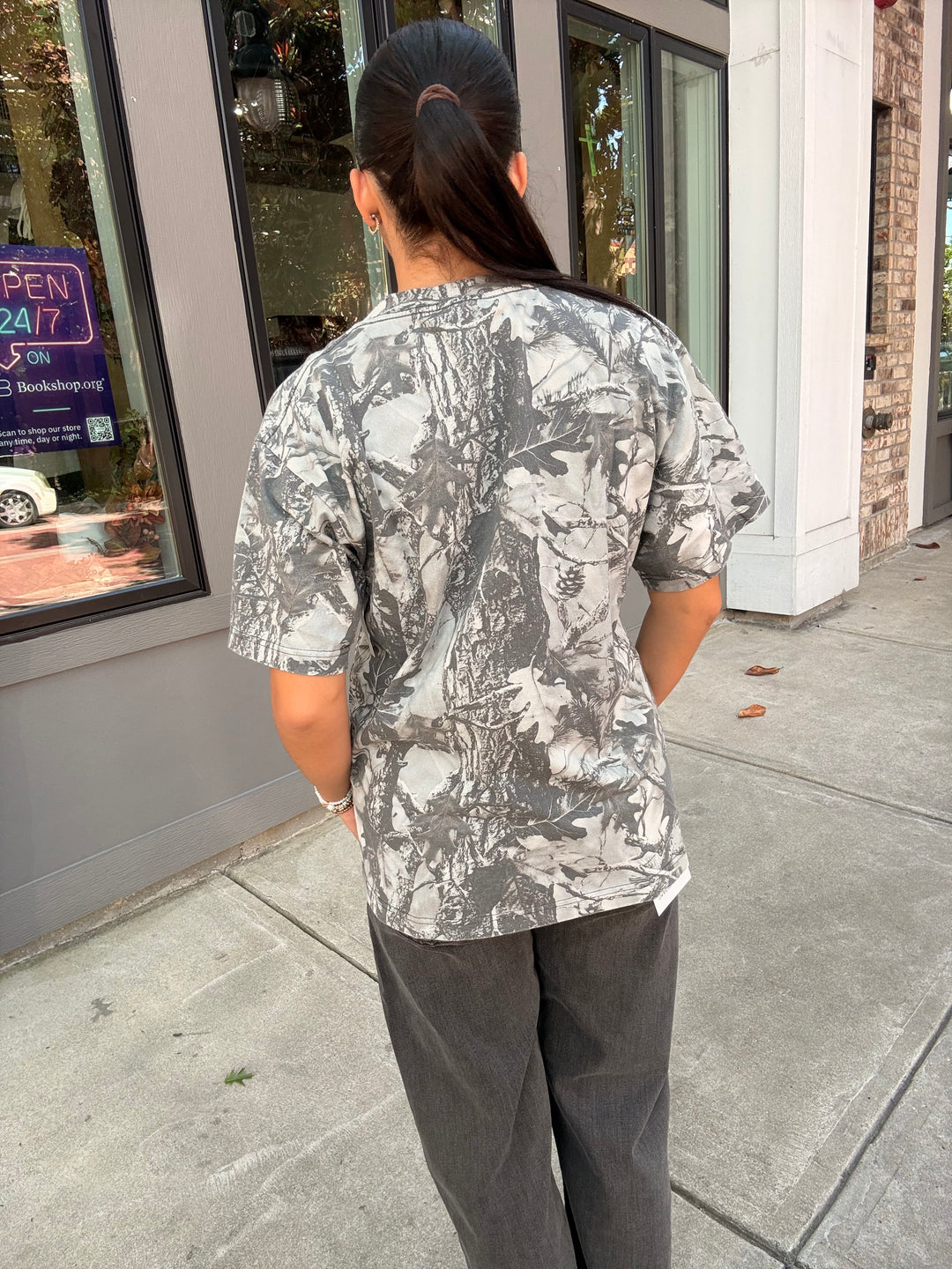 Jesus Is The Way Tee- Grey Camo