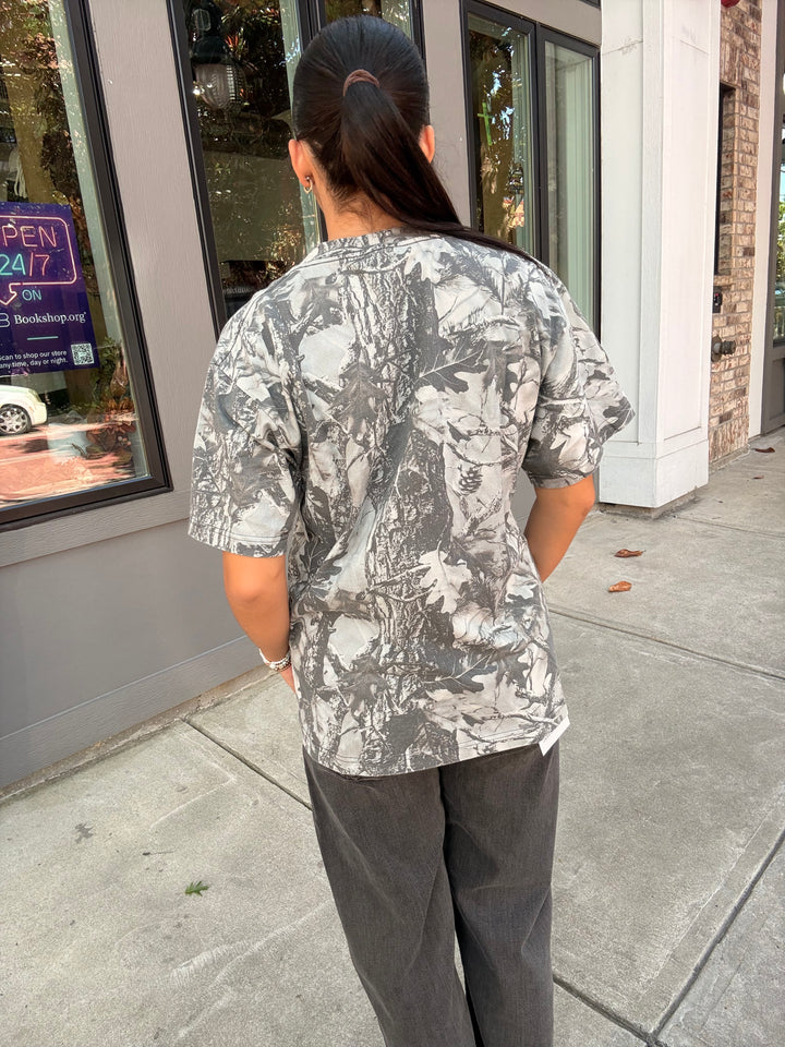Jesus Is The Way Tee- Grey Camo
