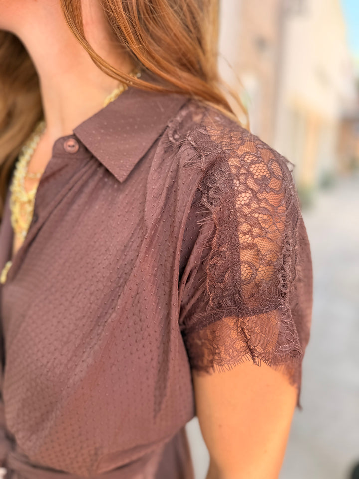 Tori Dress- Walnut