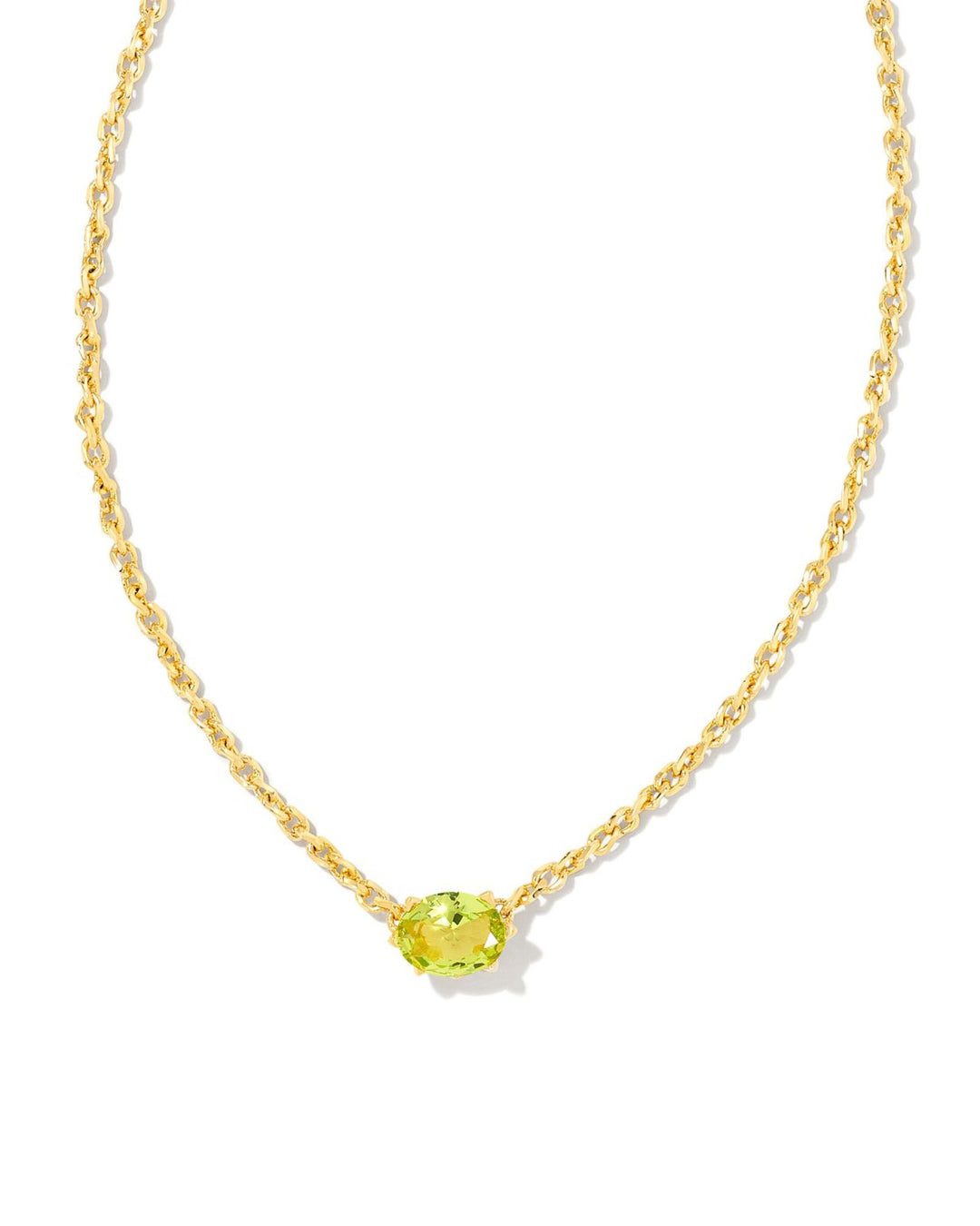 Cailin Pndnt Nck Gold Periot Crystal