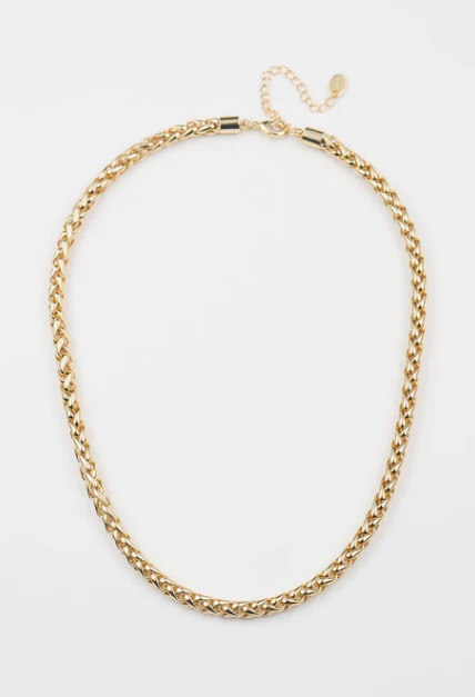 Knotted Chunky Necklace - Gold