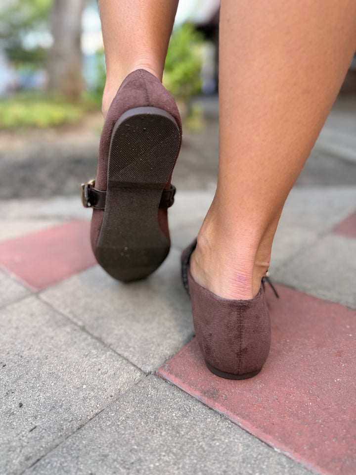 Murina Ballet Flat- Brown