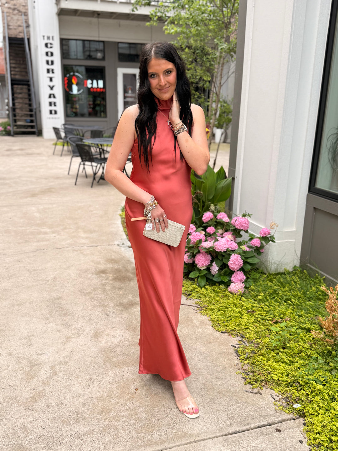 Lara Dress- Dusty Mauve