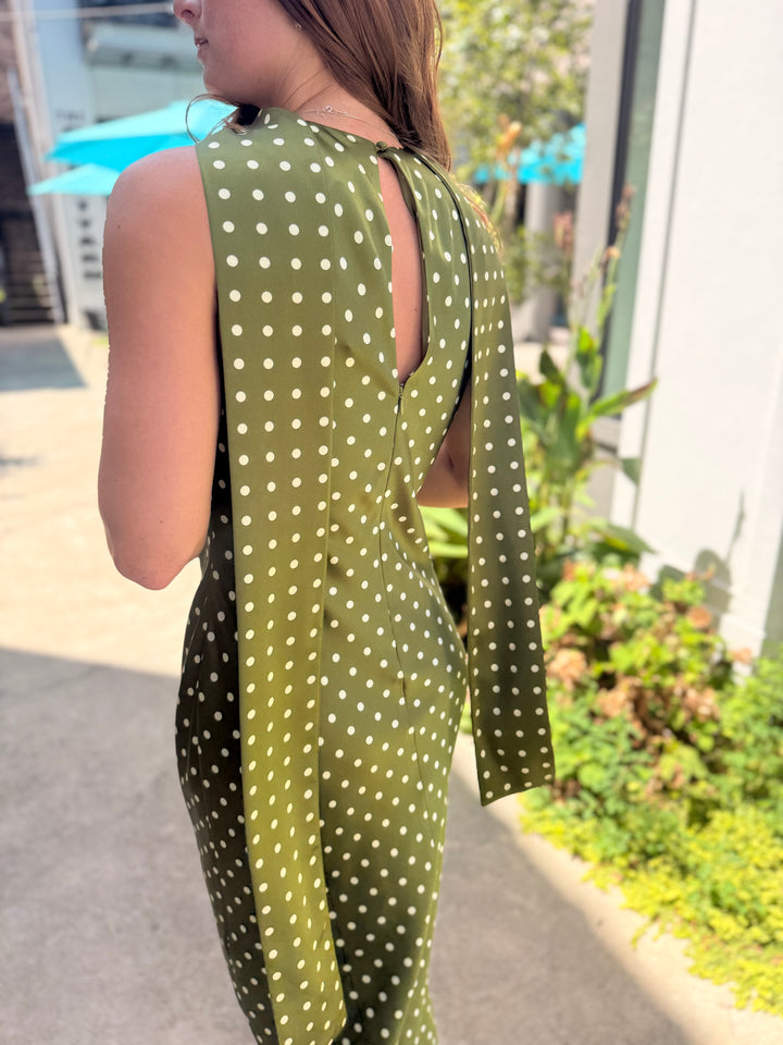 Jaiden Dress- Olive Heather