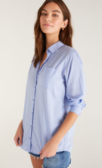 Poolside Shirt - Blue Bird