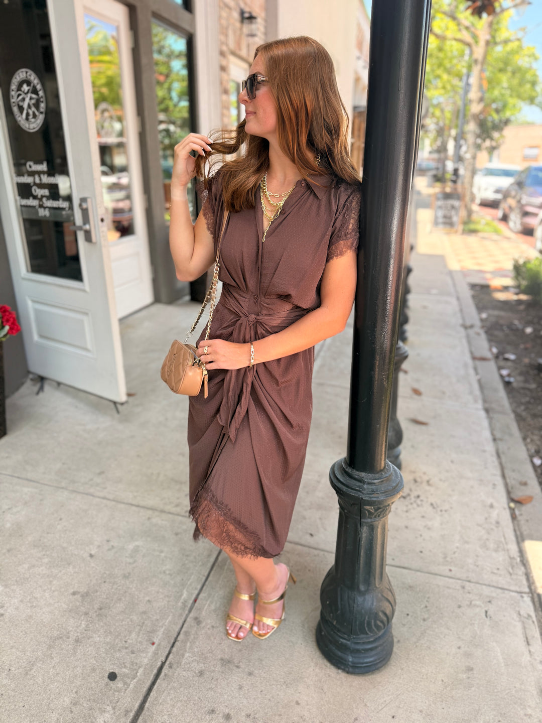 Tori Dress- Walnut