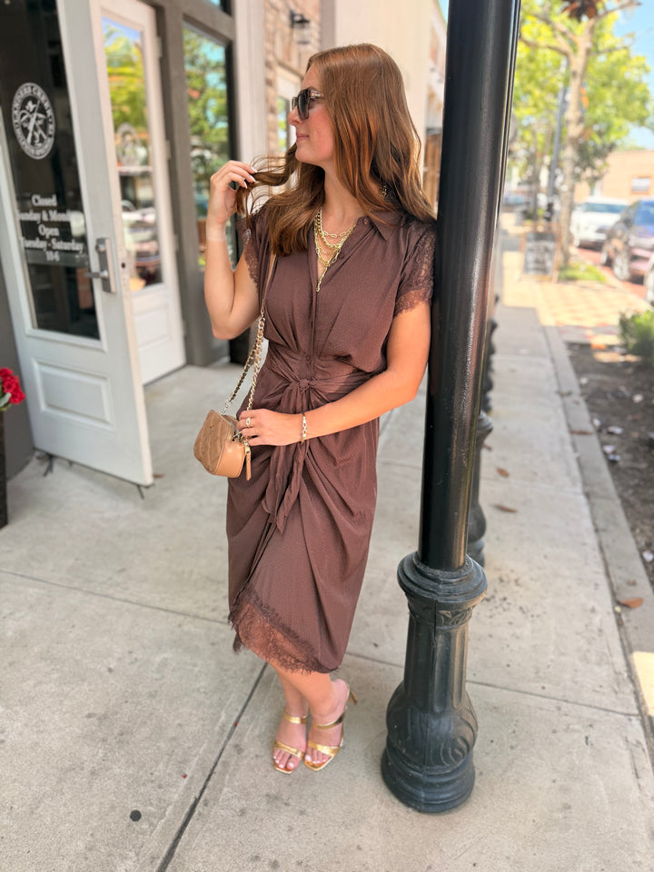 Tori Dress- Walnut