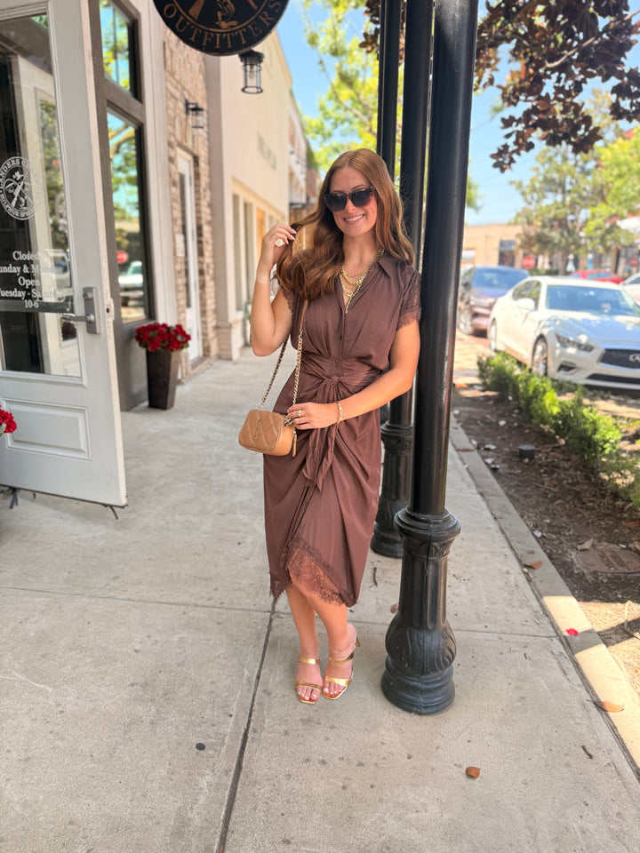 Tori Dress- Walnut