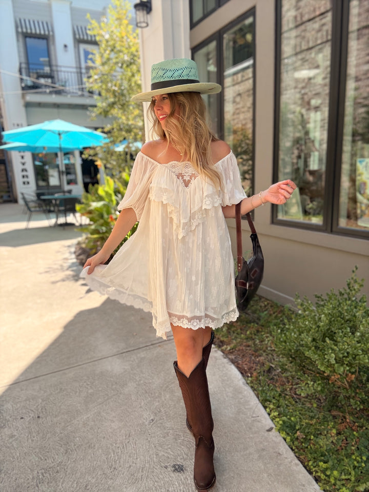 Vickie Dress- Cream