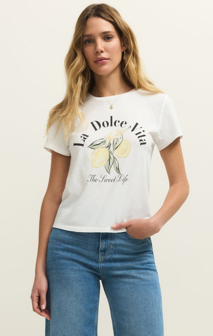 Dolce Tourist Tee- Sea Salt