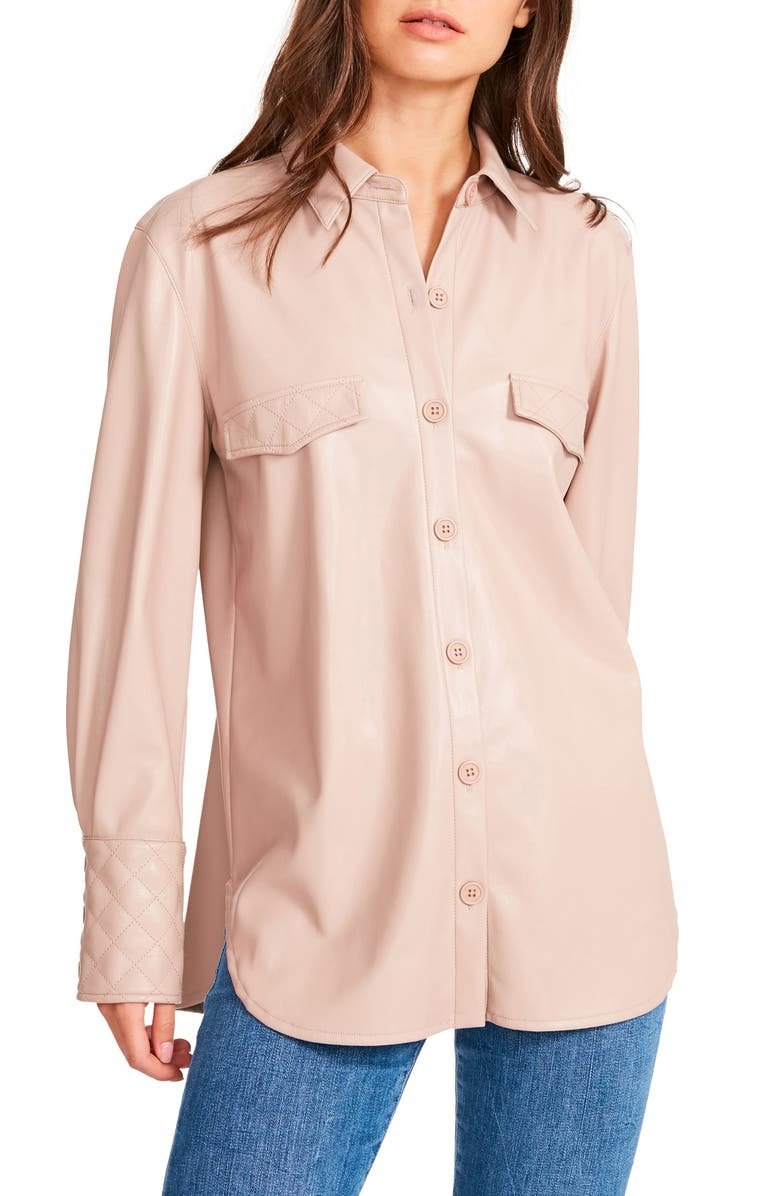 Ready Faux Top- Taupe - X-Small