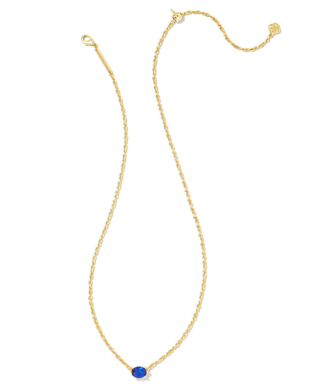 CAILIN PNDNT NCK GOLD BLUE CRYSTAL