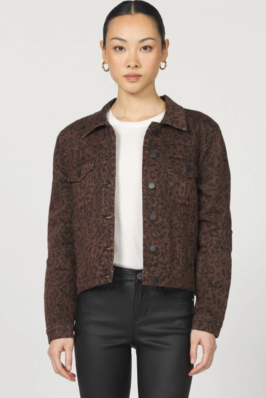 Ainsley Jacket- B. Leopard - L