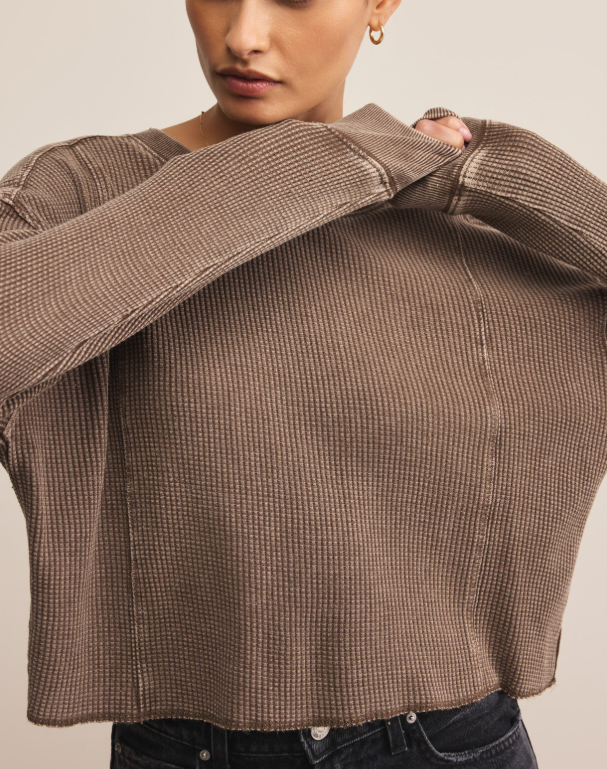 Angel Mini Thermal Top - Suede - Sm