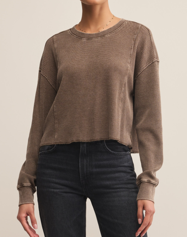 Angel Mini Thermal Top - Suede - Xs
