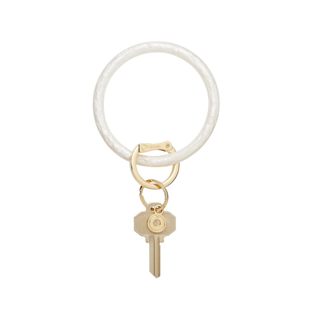 Marshmallow Resin Key Ring