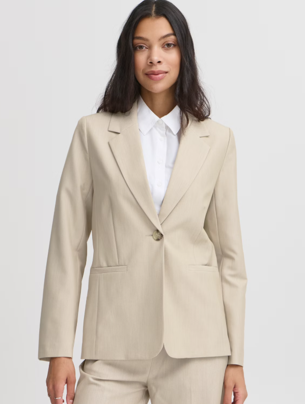 Bydanta Blazer - Humus Melange - 36 (Small)