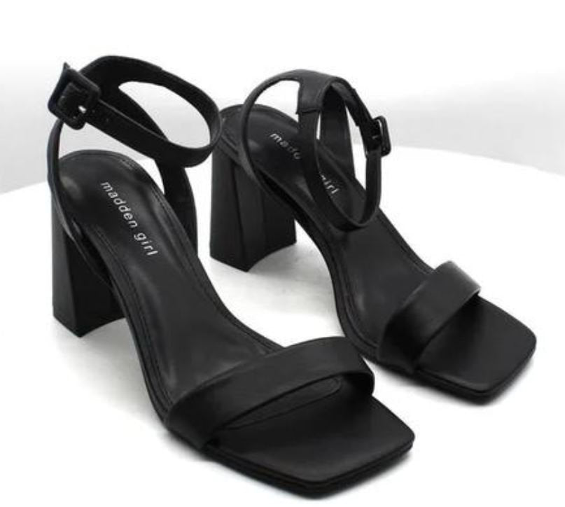 Winni RB Black Satin Heel