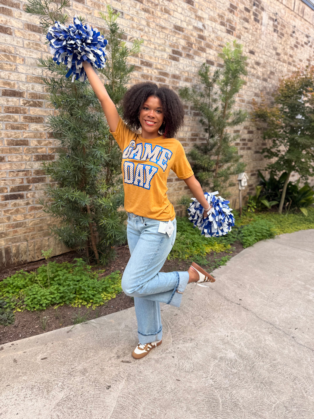 Checkered Game Day Tee
