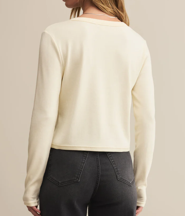 Ferris Henley Top - Crystal - Xs