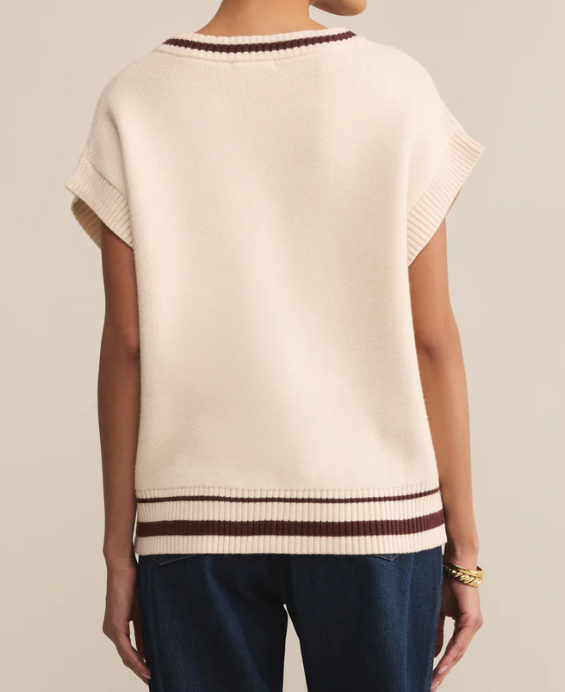 Fletcher Sweater Vest - Crystal
