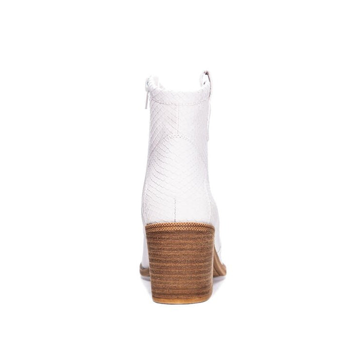 Unite Snake Bootie- White - 7.5