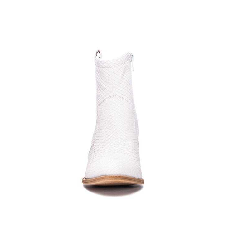 Unite Snake Bootie- White