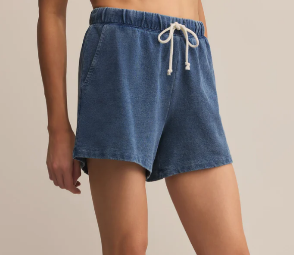 Hunter Knit Denim Short - Vintage Indigo