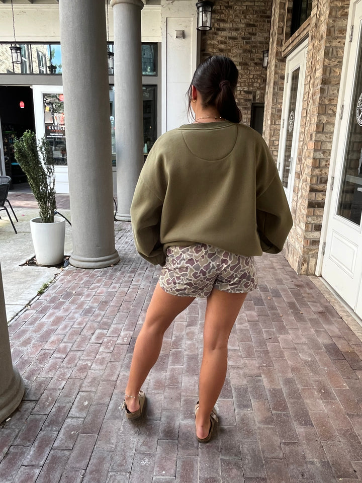 Camo Boxer Short- Green