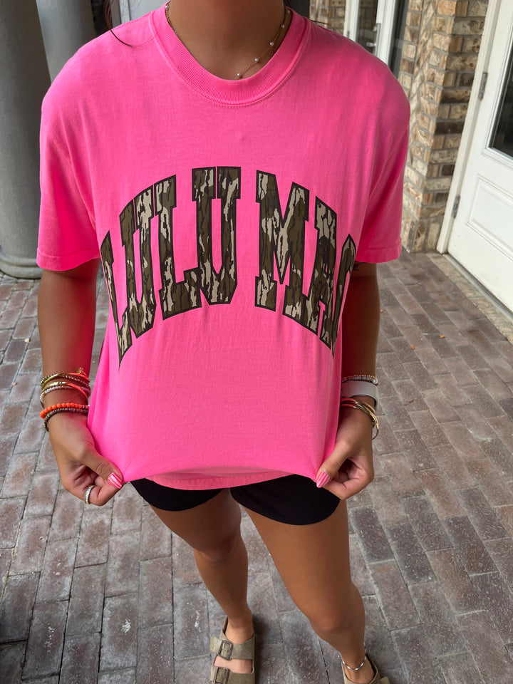 Lulu Mac Tee- Neon Pink