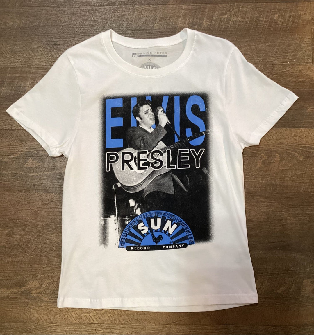 Elvis Heartbreaker Tee- White