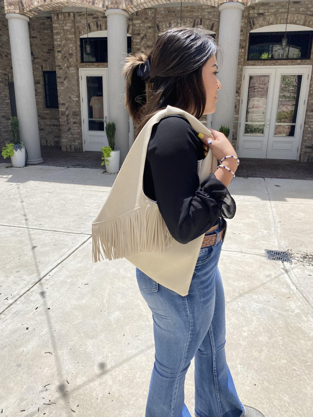 Nima Fringe Purse
