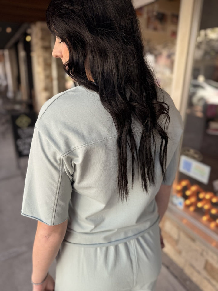 Marlee Top- Aquamarine - Xs