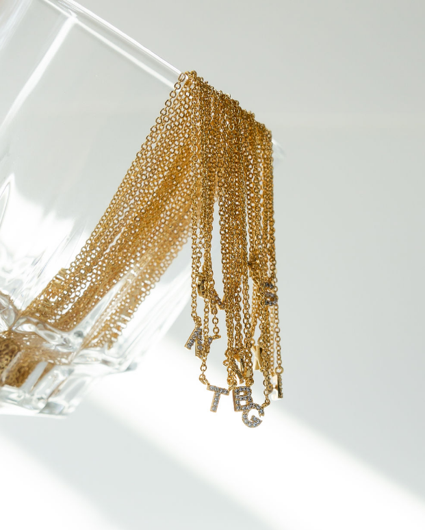 SHINY INITIAL NECKLACE