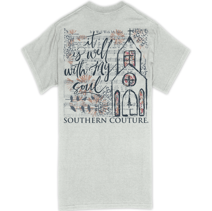 It Is Well Classic Tee - Ash Grey - L