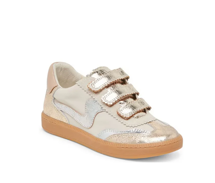 Notice Velcro Sneaker - Silver/Gold - 8.5