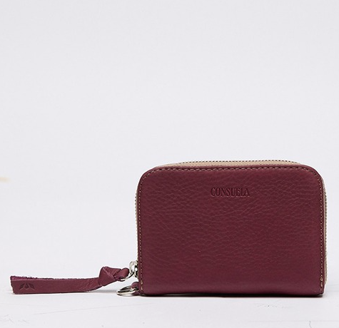 Plum Zippy Wallet
