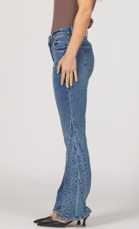 Rosa Pool Wave Flare Denim Jean - 24