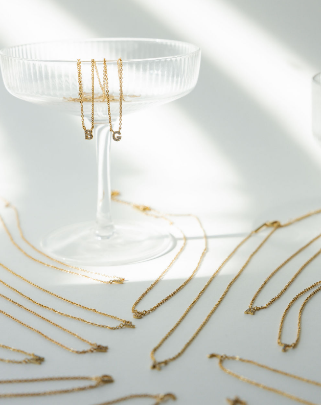 SHINY INITIAL NECKLACE