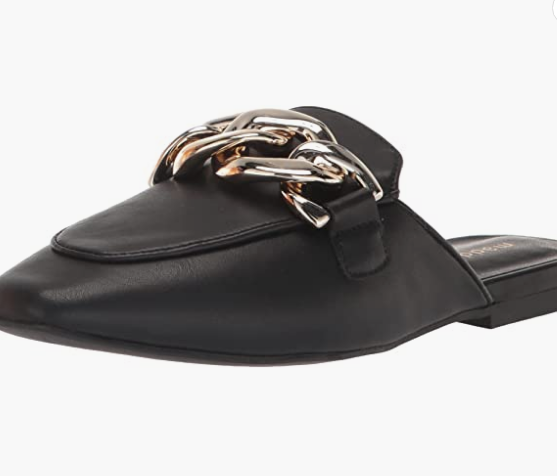 Squiree Black Pari Mule Shoe - 6