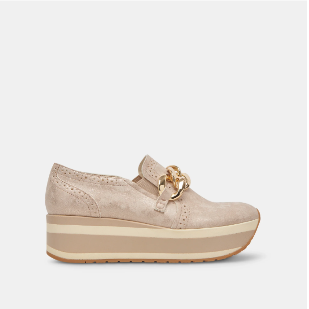 Jhenee Sneaker - Light Gold - 6.5