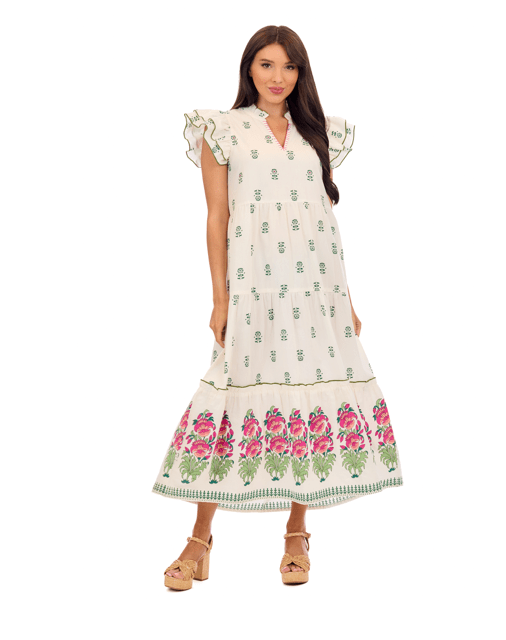 Welton Maxi Dress- White
