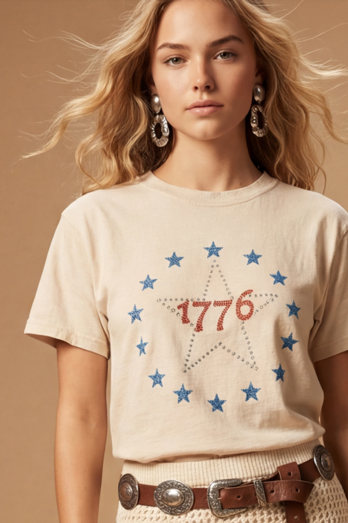 1776 Tee- Natural
