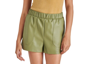 Faux The Record Short- D. Olive