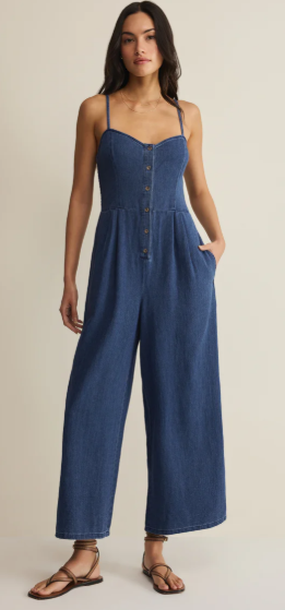 Angel Eyes Twill Jumpsuit- Twilight Post
