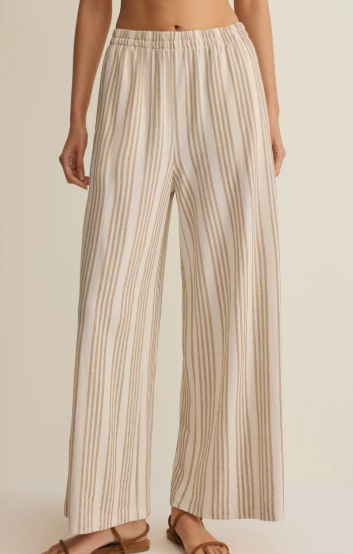 Scout Knit Striped Pant- Cloud