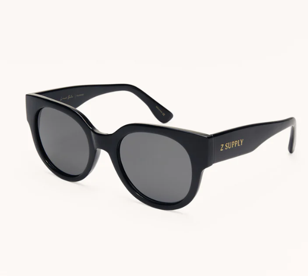 Lunch Date Polished Black-Grey Polarized