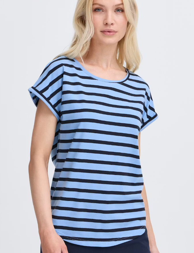 ByPamila T-Shirt- Blue Stripe
